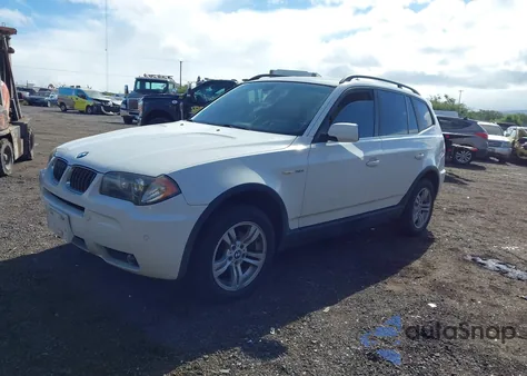 2006 BMW X3 3.0I z USA, uszkodzony, nr VIN WBXPA93486WD26557
